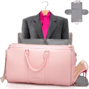 Travel Garment Bag Carry On, Convertible Garment Bags for Travel Suits and Dresses Folding, Garment Duffle Bags for Travel Carry On, Garment Duffel Bags for Travel, Carry on Garment Bag