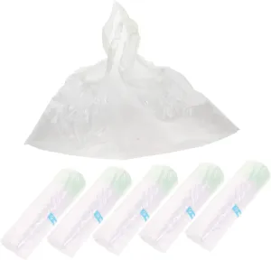 Travel Pee Bags for Boys and Girls 5 Rolls of Disposable Potty Liners Sealed Toilet Pouches for Home Hotel Public Toilets