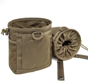 TSPRO MOLLE Tactical Dump Pouch with Adjustable Drawstring Closure for Magazines, Ammo, Tactical Vests & Duty Belts