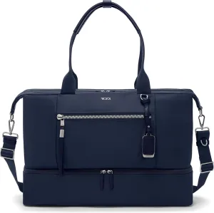 TUMI - Voyageur Contine Weekender - Travel Weekend Bag for Women - Holds Up to 14" Laptop - Multiple Compartment & Pockets - Indigo