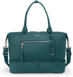 TUMI - Voyageur Contine Weekender - Travel Weekend Bag for Women - Holds Up to 14" Laptop - Multiple Compartment & Pockets - Lagoon