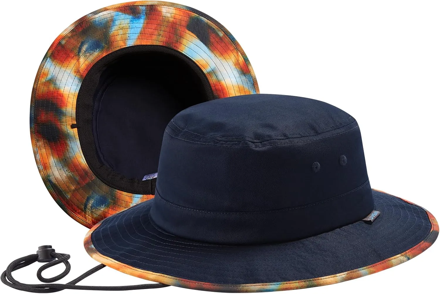UPF 50  Foldable Sun Hat Patterned Under Brim Bucket Hats for Summer Hiking Fishing Beach Safari Men Women