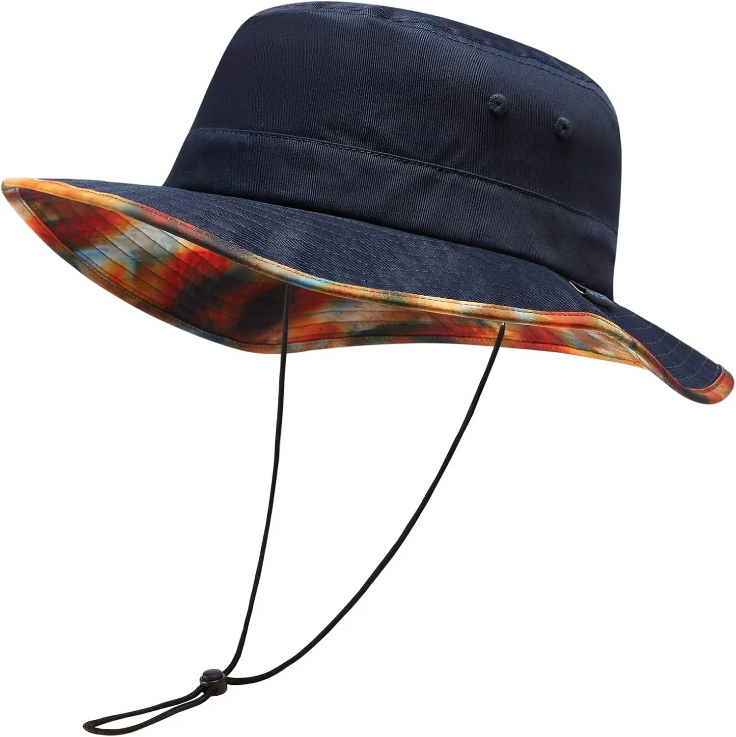 UPF 50  Foldable Sun Hat Patterned Under Brim Bucket Hats for Summer Hiking Fishing Beach Safari Men Women