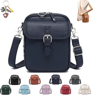 Urvash Crossbody Leather Bag for Women, Adjustable Shoulder Strap, Multi-Slot Multifunctional Large Capacity Bags