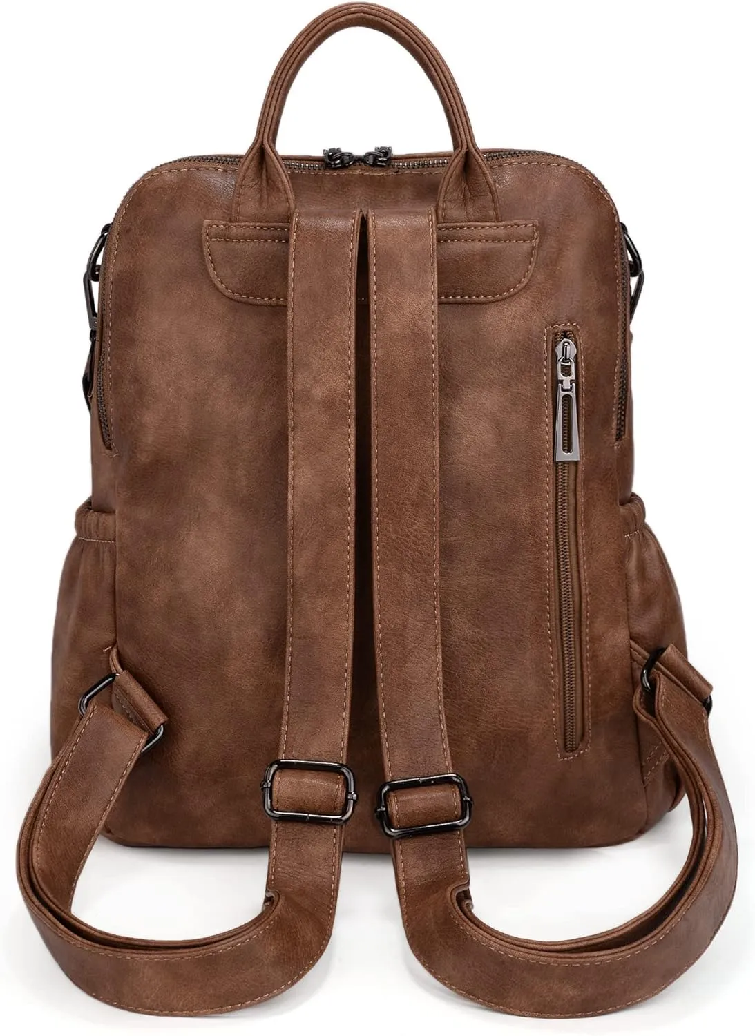 UTO Women Backpack Purse Leather Vegan Ladies Fashion Designer Rucksack Convertible Travel Shoulder Bag with Tassel