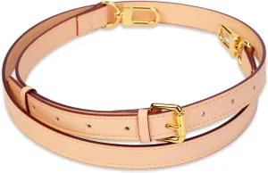 Vachetta Leather Adjustable Crossbody Strap for Leather Shoulder Strap Belt Replacement Suitable for L V Handbags