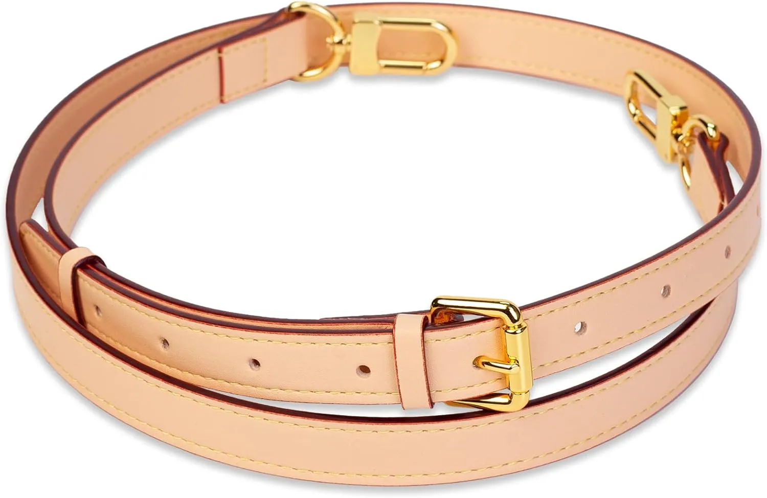 Vachetta Leather Adjustable Crossbody Strap for Leather Shoulder Strap Belt Replacement Suitable for L V Handbags