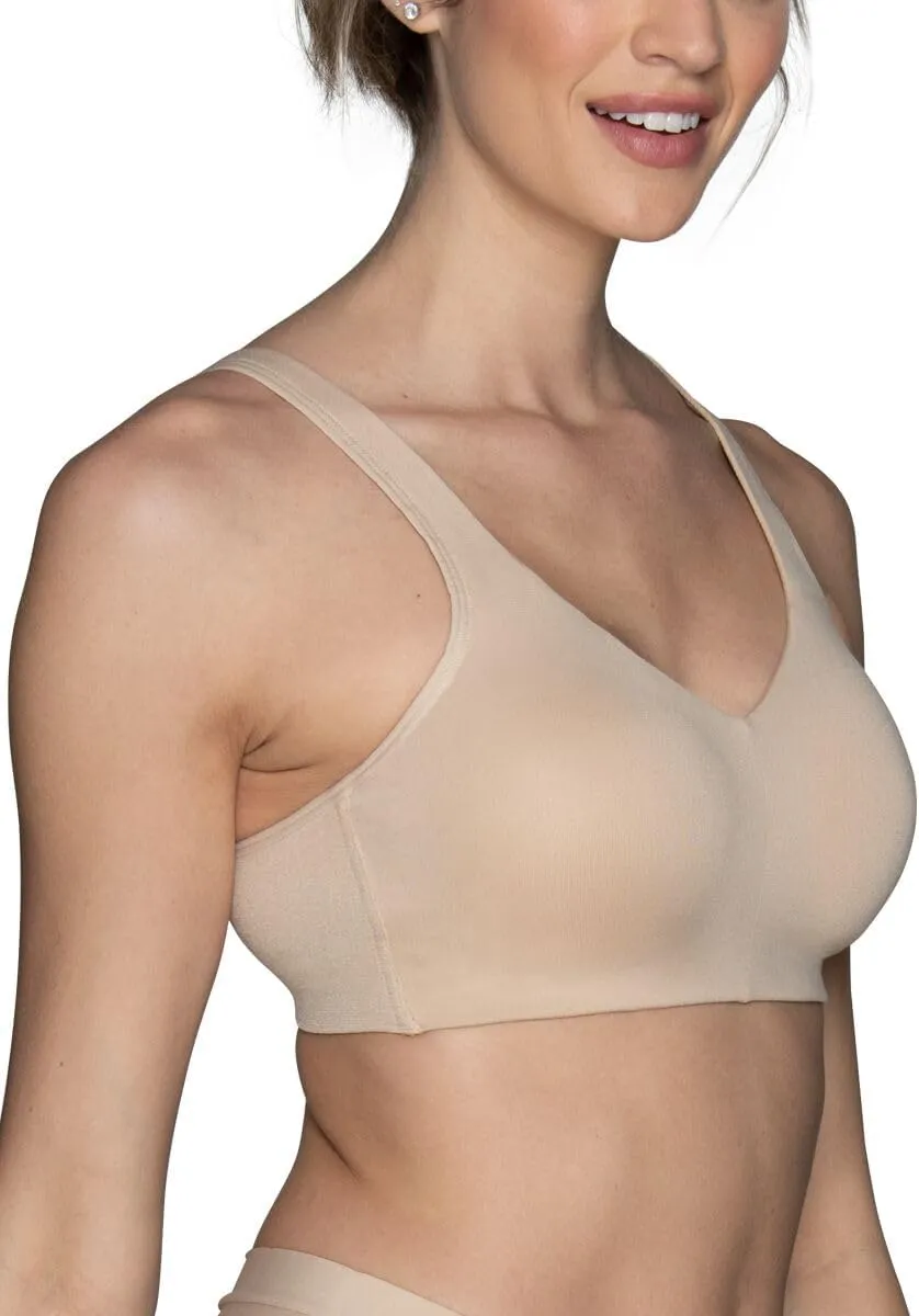 Vanity Fair Women's Beyond Comfort Wireless Bra, Convertible Straps & Flexible Fit, Simple Sizing Available S-3XL