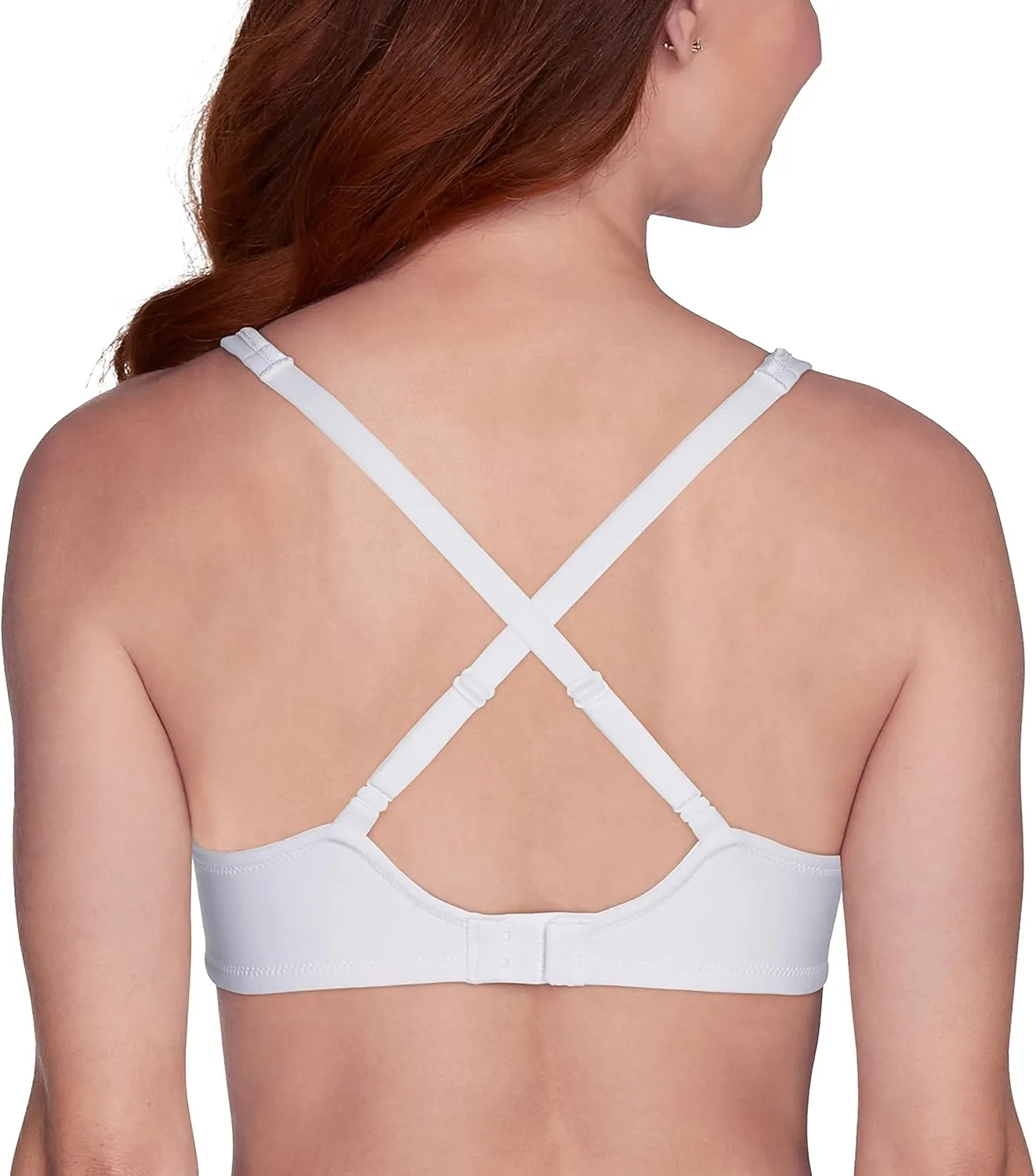 Vanity Fair Women's Bra with 2-Way Convertible Straps, Body Caress Full Coverage, Lightly Lined Cups up to DD