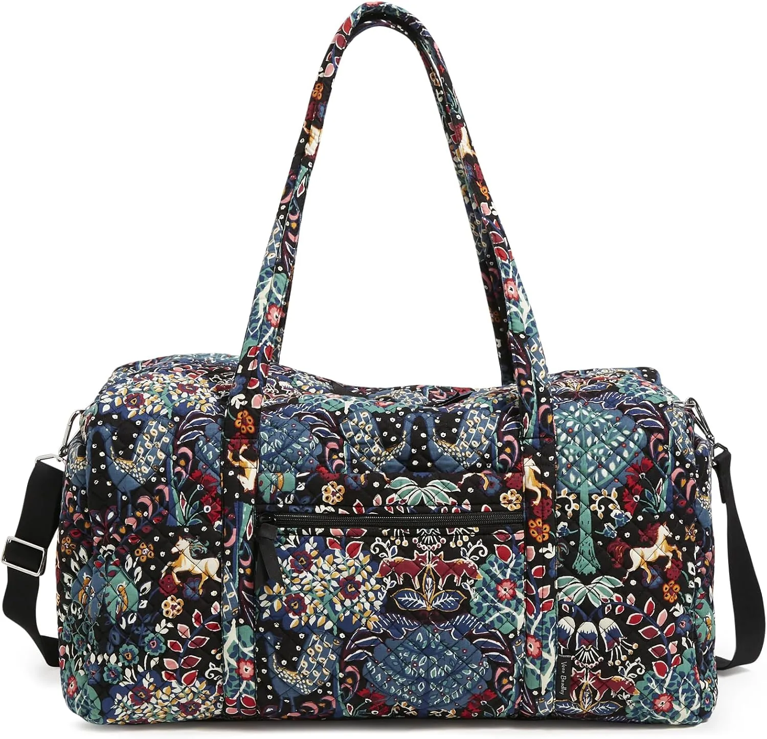 Vera Bradley Women's Cotton Large Travel Duffel Bag, Enchantment, One Size
