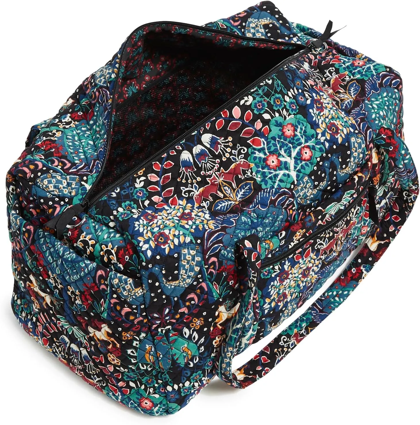 Vera Bradley Women's Cotton Large Travel Duffel Bag, Enchantment, One Size