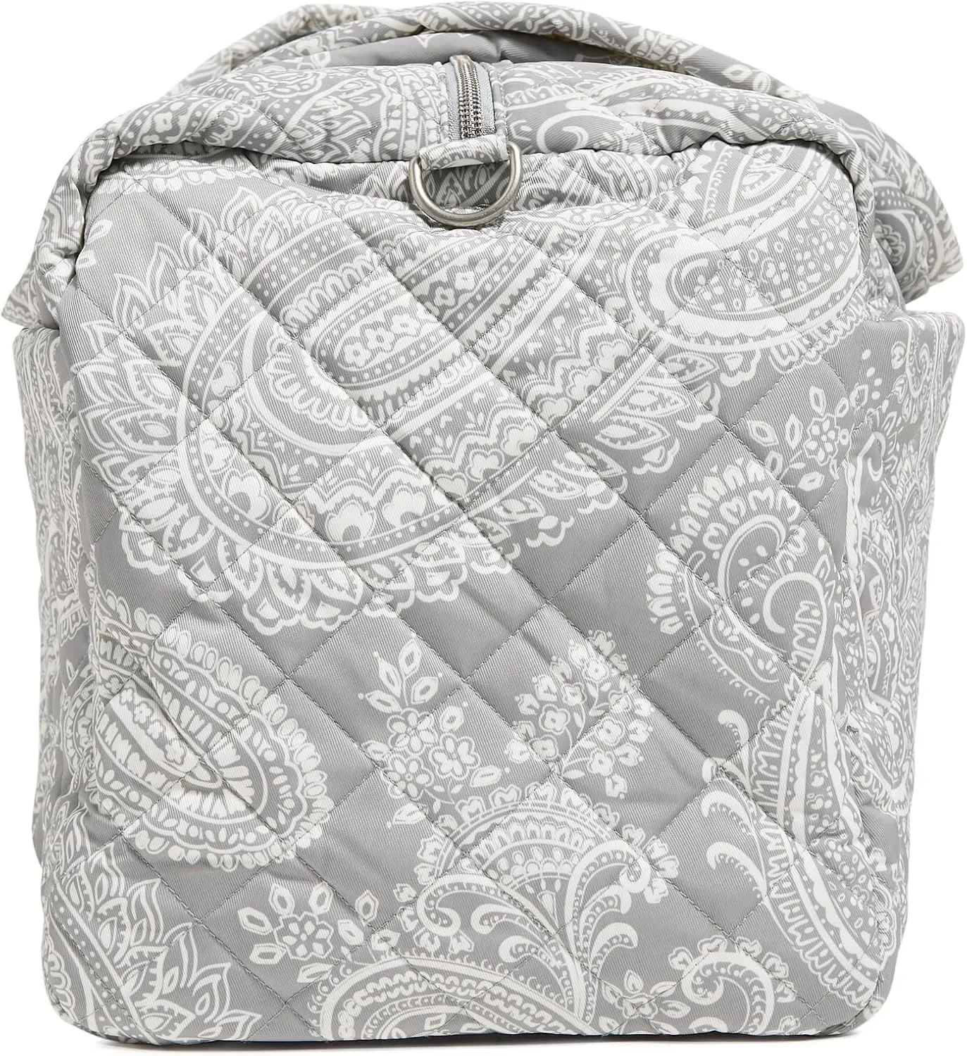 Vera Bradley Women's Performance Twill Medium Travel Duffle Bag, Cloud Gray Paisley, One Size