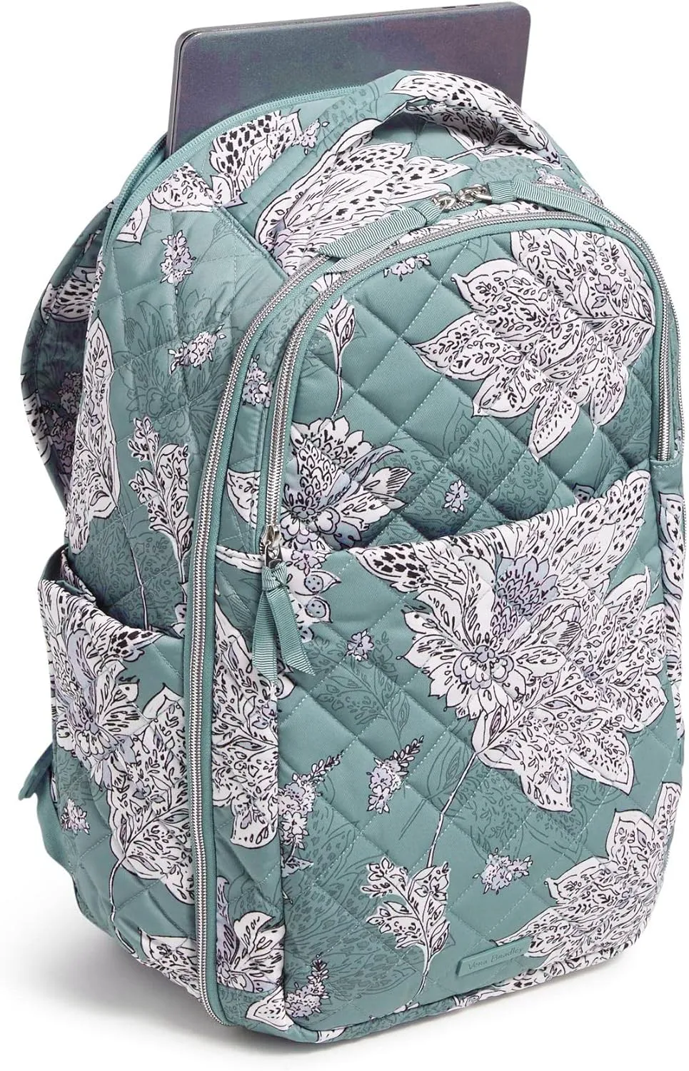 Vera Bradley Women's Performance Twill Travel Backpack Travel Bag, Tiger Lily Blue Oar, One Size