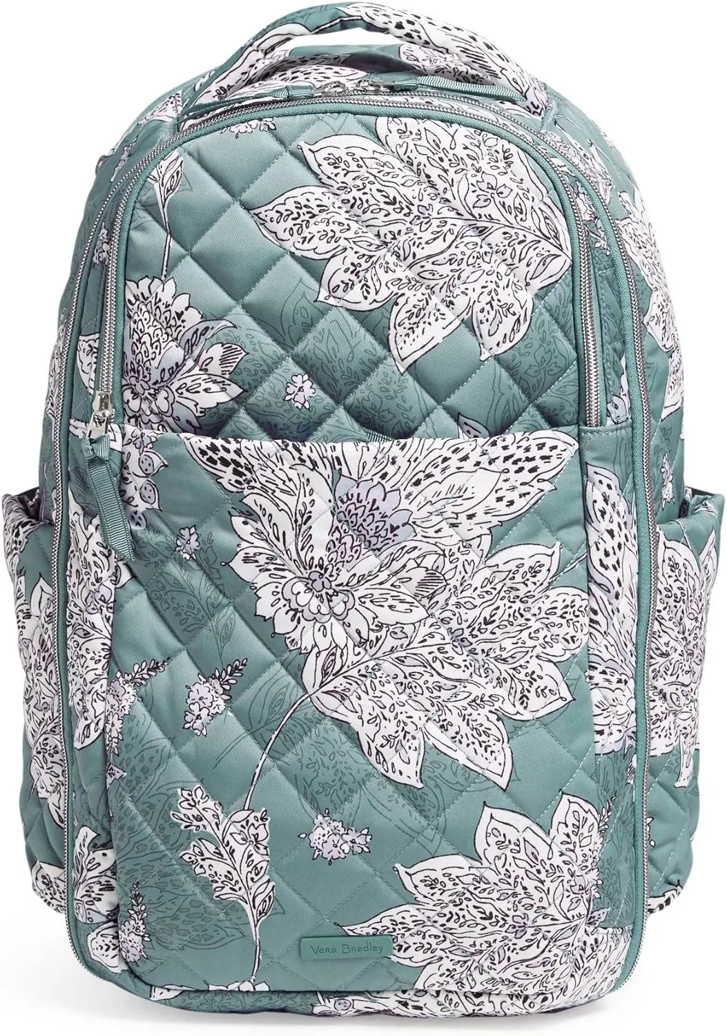 Vera Bradley Women's Performance Twill Travel Backpack Travel Bag, Tiger Lily Blue Oar, One Size