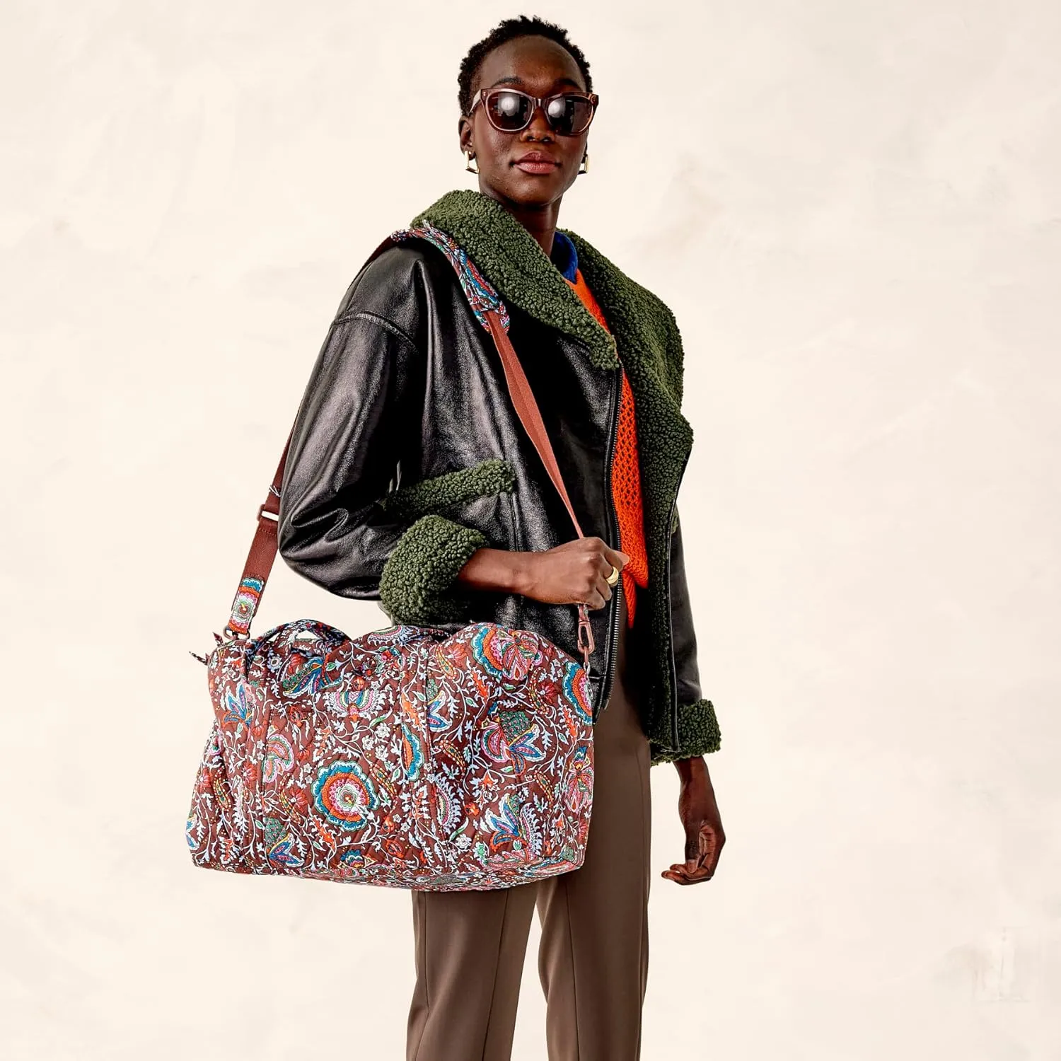 Vera Bradley Women's Premium Cotton Miramar Weekender