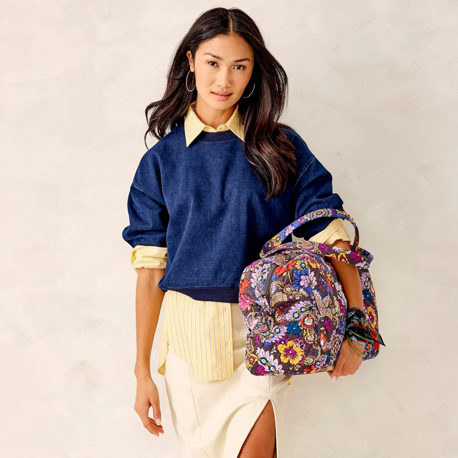 Vera Bradley Women's Premium Cotton Miramar Weekender