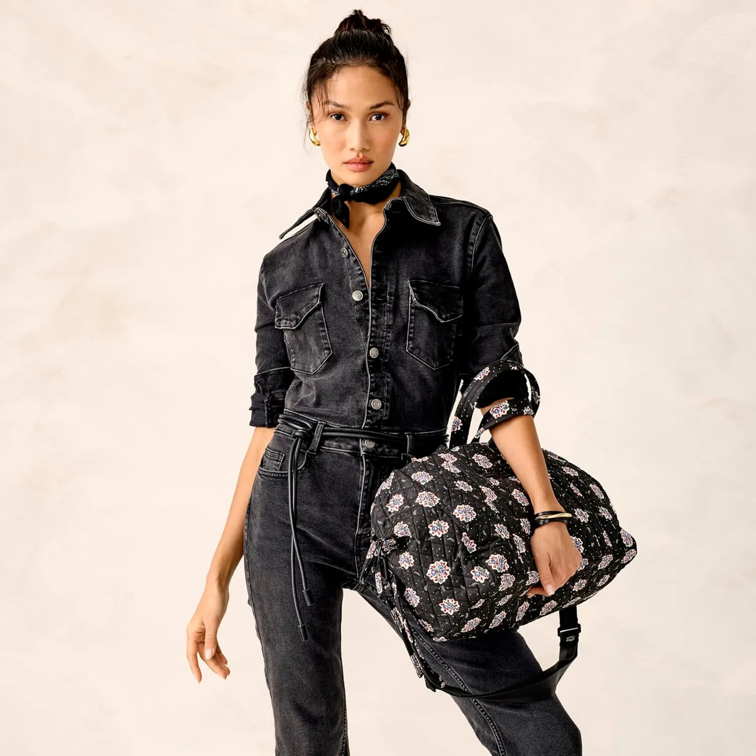 Vera Bradley Women's Premium Cotton Miramar Weekender