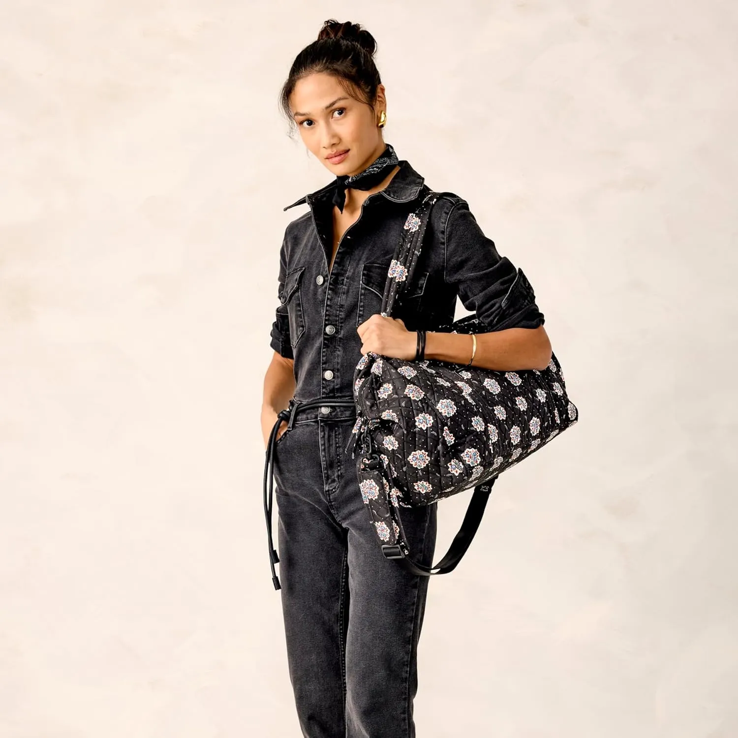 Vera Bradley Women's Premium Cotton Miramar Weekender