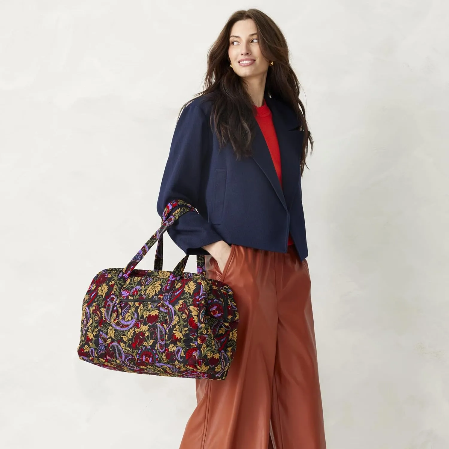 Vera Bradley Women's Premium Cotton Miramar Weekender
