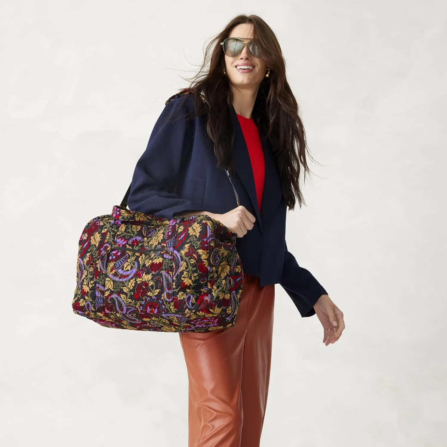Vera Bradley Women's Premium Cotton Miramar Weekender