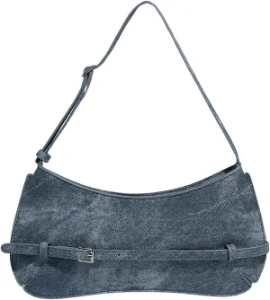 Verdusa Women's Buckle Underarm Shoulder Bag Adjustable Strap Leather Purses