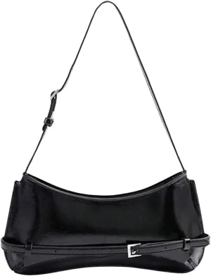 Verdusa Women's Buckle Underarm Shoulder Bag Adjustable Strap Leather Purses