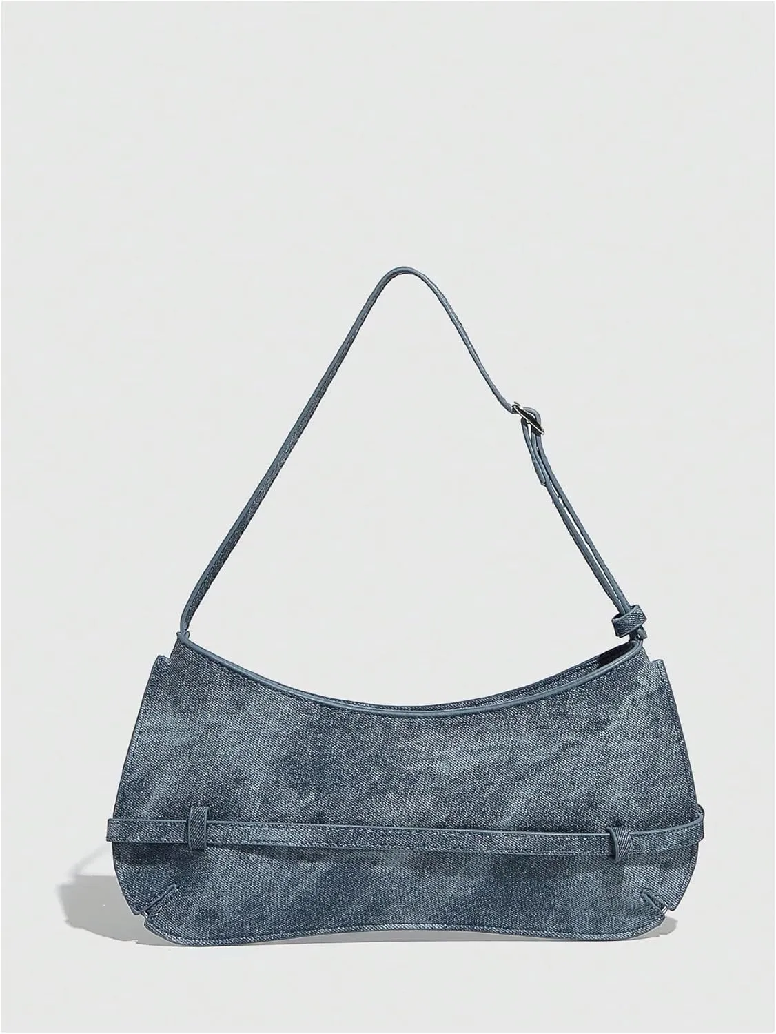 Verdusa Women's Buckle Underarm Shoulder Bag Adjustable Strap Leather Purses