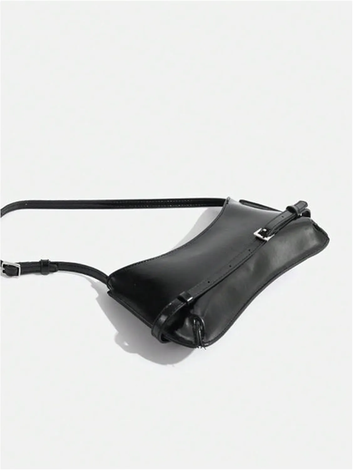 Verdusa Women's Buckle Underarm Shoulder Bag Adjustable Strap Leather Purses