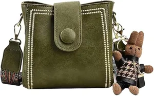 Vintage Fashion Bag,Crossbody Bags for Women,Vintage Retro Small Water Bucket Crossbody Bags for Women