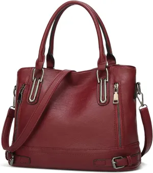 Vintage Handbag Women Crossbody Messenger Bags PU Leather Waterproof