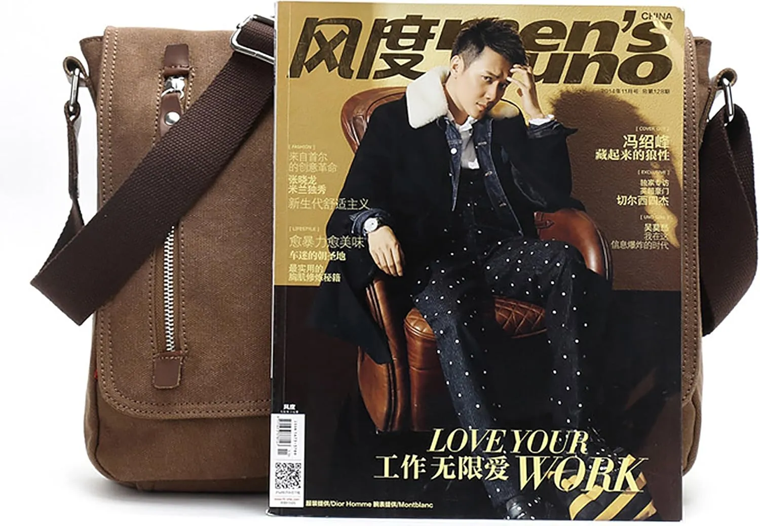 Vintage Men's Canvas Messenger Bag Laptop Shoulder Satchel Crossbody Bag