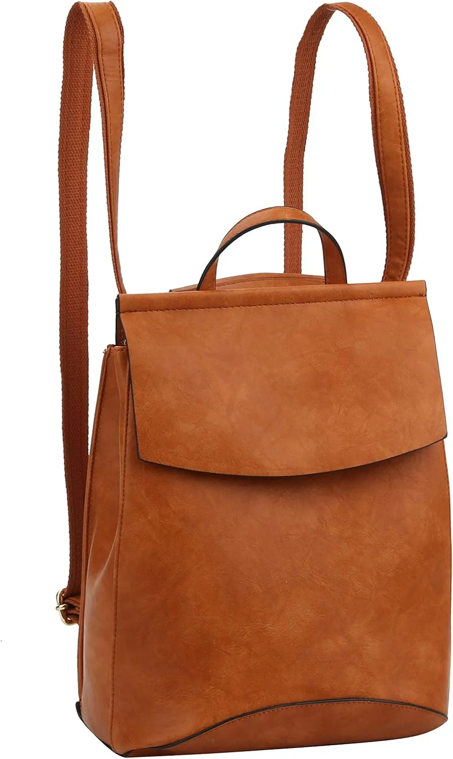 virago Fashion Convertible backpack Designer Vegan Leather Travel Handbag Daily Shoulder bag