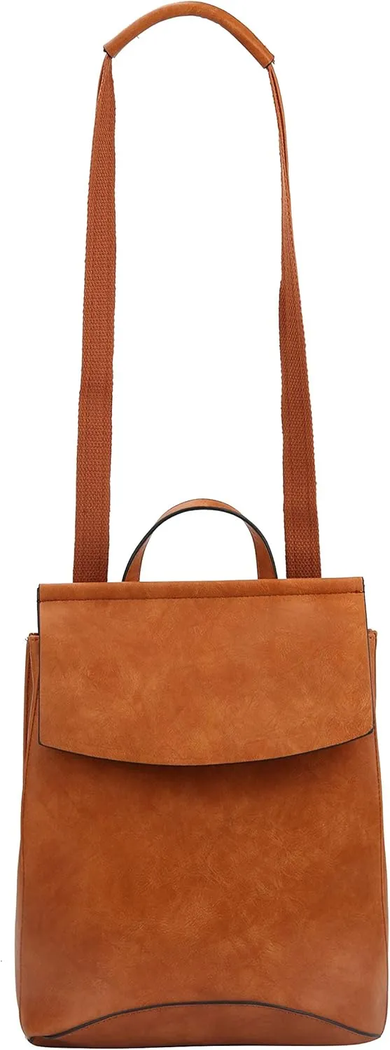 virago Fashion Convertible backpack Designer Vegan Leather Travel Handbag Daily Shoulder bag
