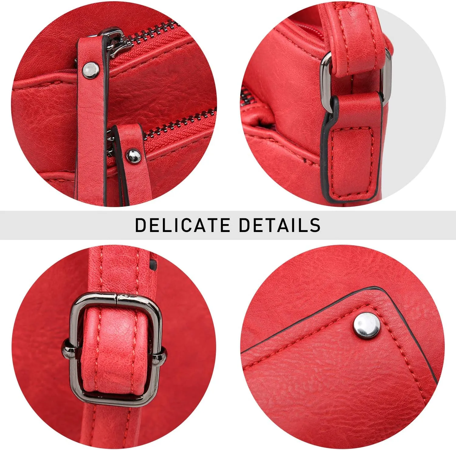 VONMAY Crossbody Bags for Women Purses Handbags Multi Pockets Shoulder Bag with Adjustable Strap
