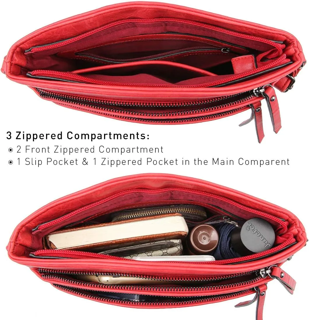 VONMAY Crossbody Bags for Women Purses Handbags Multi Pockets Shoulder Bag with Adjustable Strap