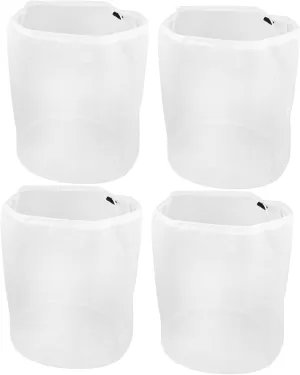 Washing Pouches 4 Pack Mesh Laundry Bags Drawstring Protect Your Clothes from Snags for College Dorms and Travel