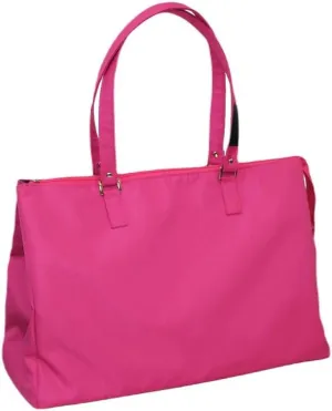 Weekender Bags for Women, Travel Duffel Overnight Carry On Holdall Bag, Sports Gym Sholder Tote, Hot Pink, M