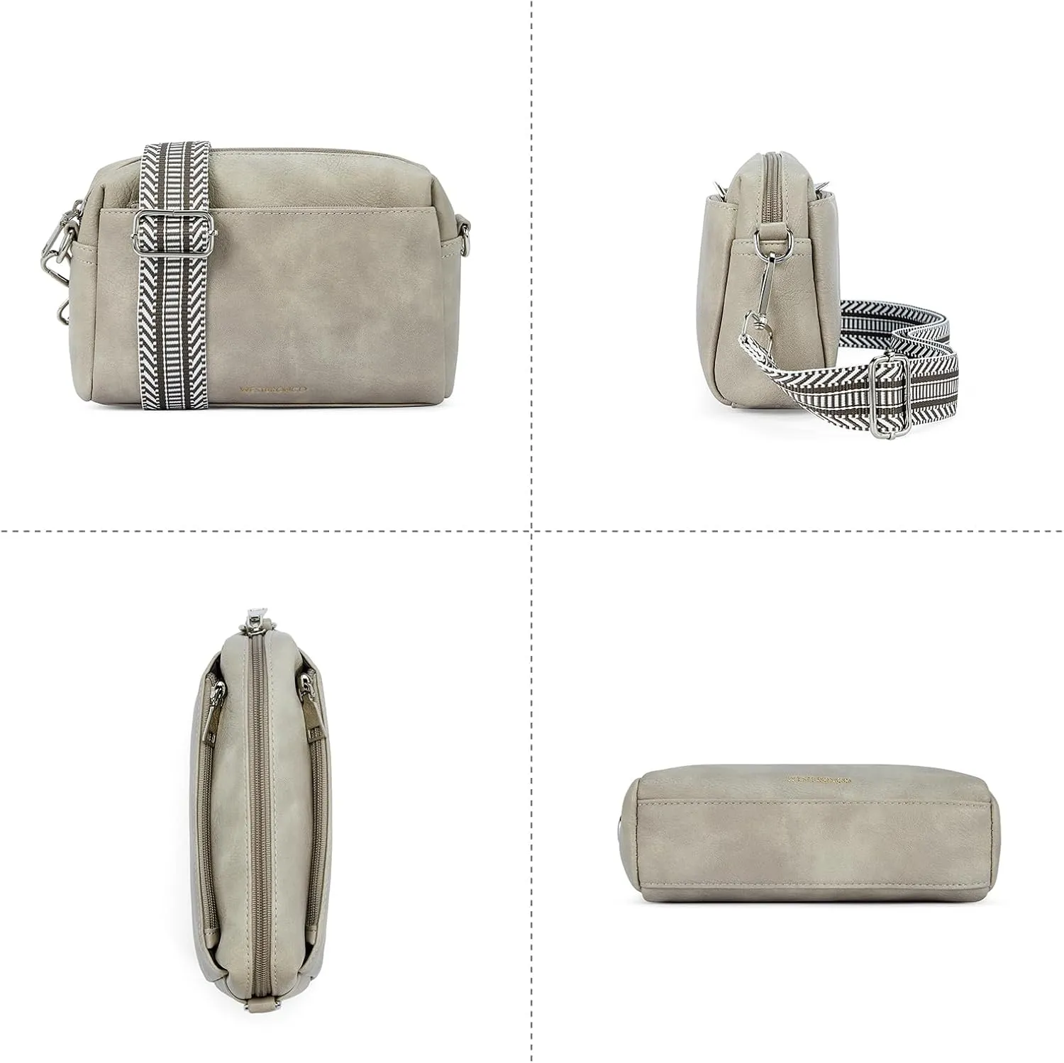 WESTBRONCO Small Crossbody Bags for Women, Shoulder Handbags, Satchel Purse with Adjustable Strap