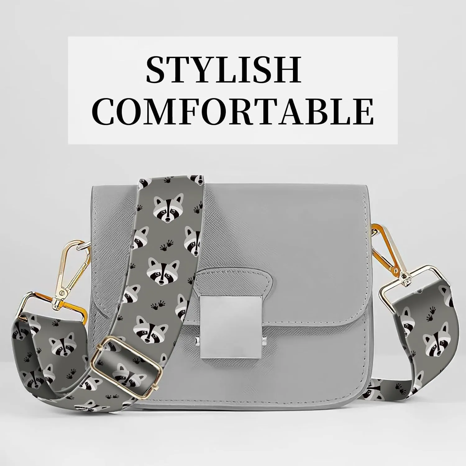 Wide Purse Strap Replacement Crossbody, Funny Shoulder Strap Adjustable, Cute Bag Strap for Women Guitar Purses