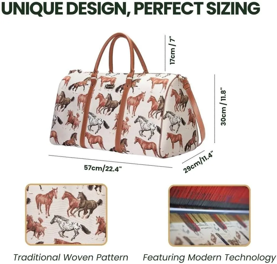 Women Large Duffel Bag, Ladies Carry-on Overnight Weekender, Womens Hand Luggage, Travel Bags for Teens & Girls