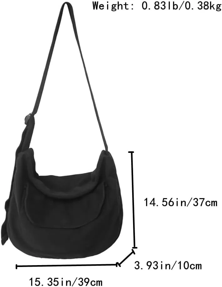 Women Shoulder Bag Large Messenger Bag Fashion Hobo Bag Canvas Crossbody Bags Casual Shopping Bag