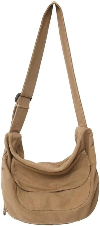 Women Shoulder Bag Large Messenger Bag Fashion Hobo Bag Canvas Crossbody Bags Casual Shopping Bag