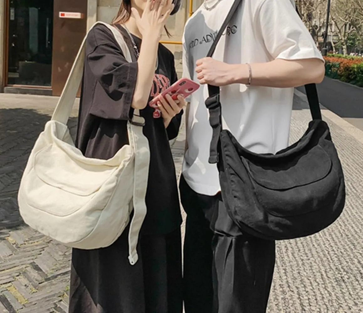 Women Shoulder Bag Large Messenger Bag Fashion Hobo Bag Canvas Crossbody Bags Casual Shopping Bag