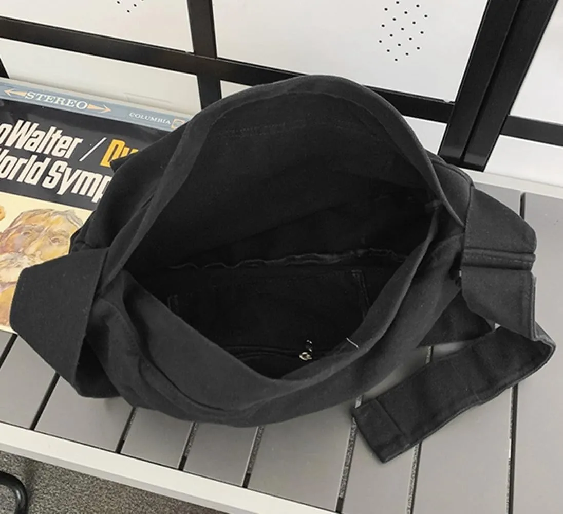 Women Shoulder Bag Large Messenger Bag Fashion Hobo Bag Canvas Crossbody Bags Casual Shopping Bag