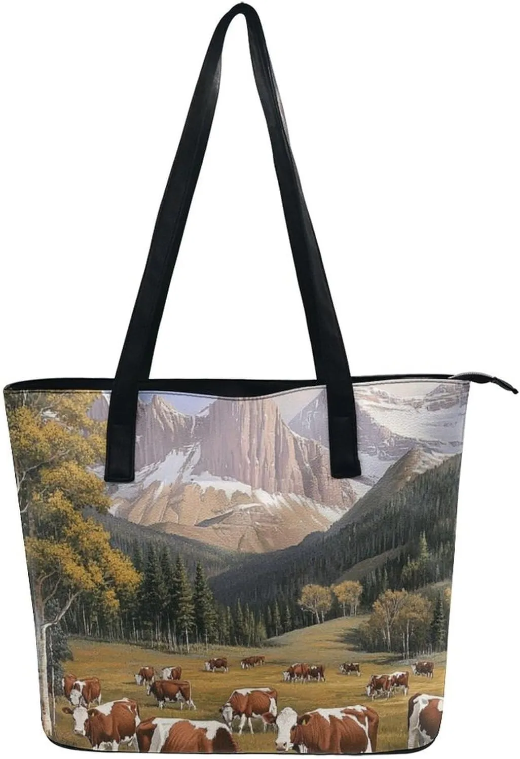 Women Tote Bags Handbags PU Leather Shoulder Casual Handbags