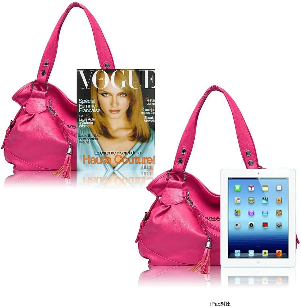 Women Vintage Large Bag Top-handle Handbags Casual Soft leather Shoulder Bags Tote Messenger Purse