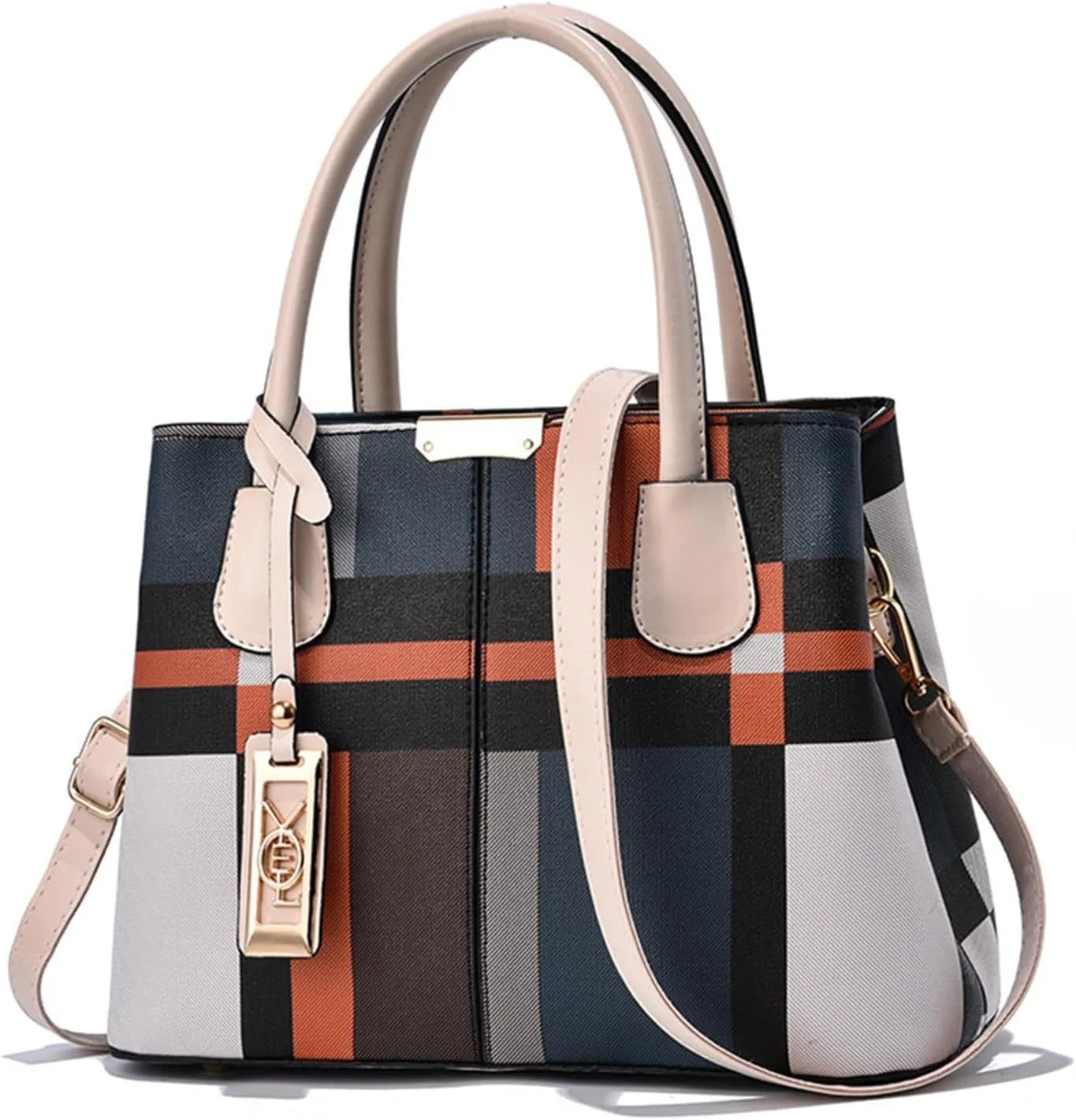 Women's Bag Large Capacity European And Casual Shoulder Bag Crossbody Bag Bag for Women (Beige, One Size)