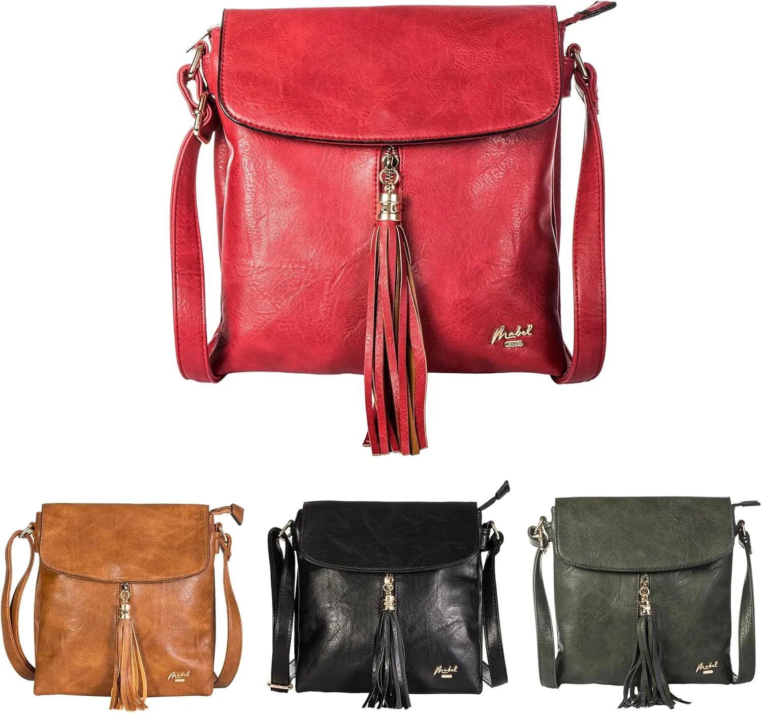 Women’s Cross Body Handbags – Trendy Messenger Long Shoulder Strap Bags in Various Styles