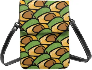 Womens Crossbody Bags Dandelion Pattern Phone Bag Wallet Purses Adjustable Strap