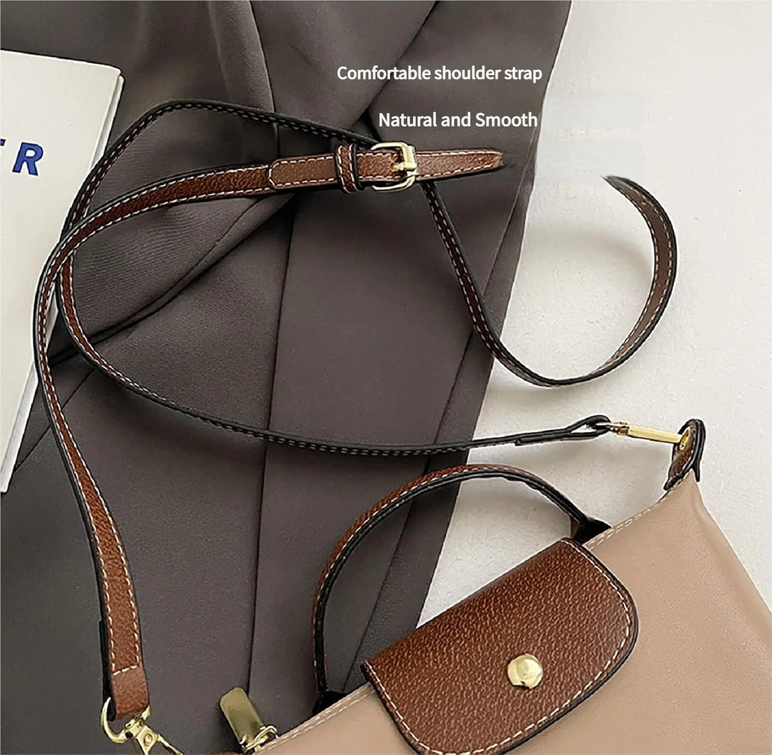 Women's Fashion Colorblock Mini Crossbody Bag, Handbags Purses with Adjustable Strap for Women, Solid Square Purse